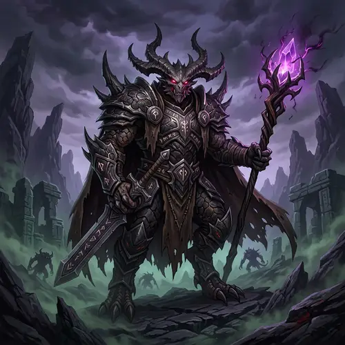 Fearsome Dungeon Boss in Fantasy MMORPG