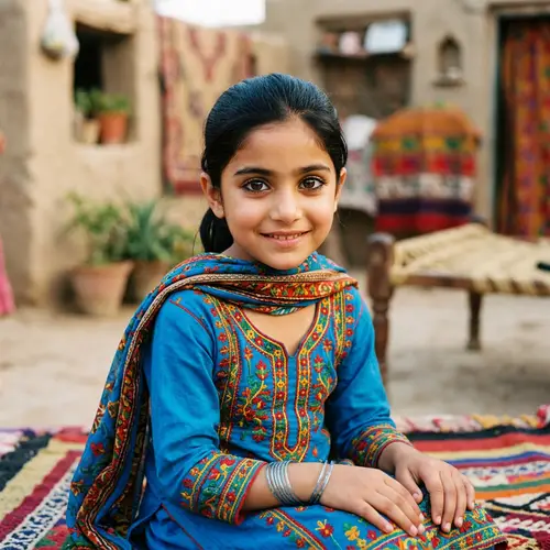 Captivating Pakistani Girl with Big Expressive Eyes