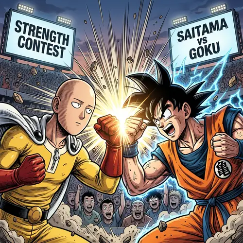 Saitama vs Goku: Epic Showdown of Strength