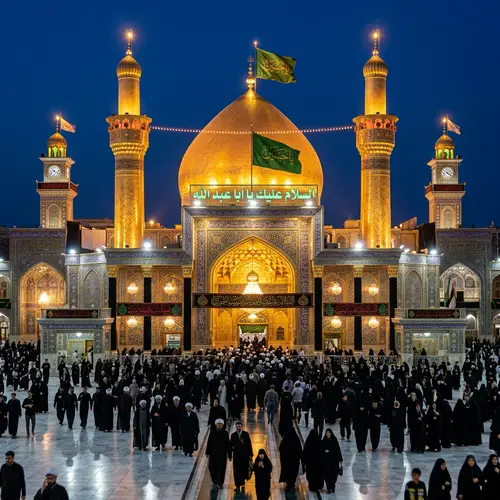 High Quality Image of Karbala Shrine - Imam Hussain