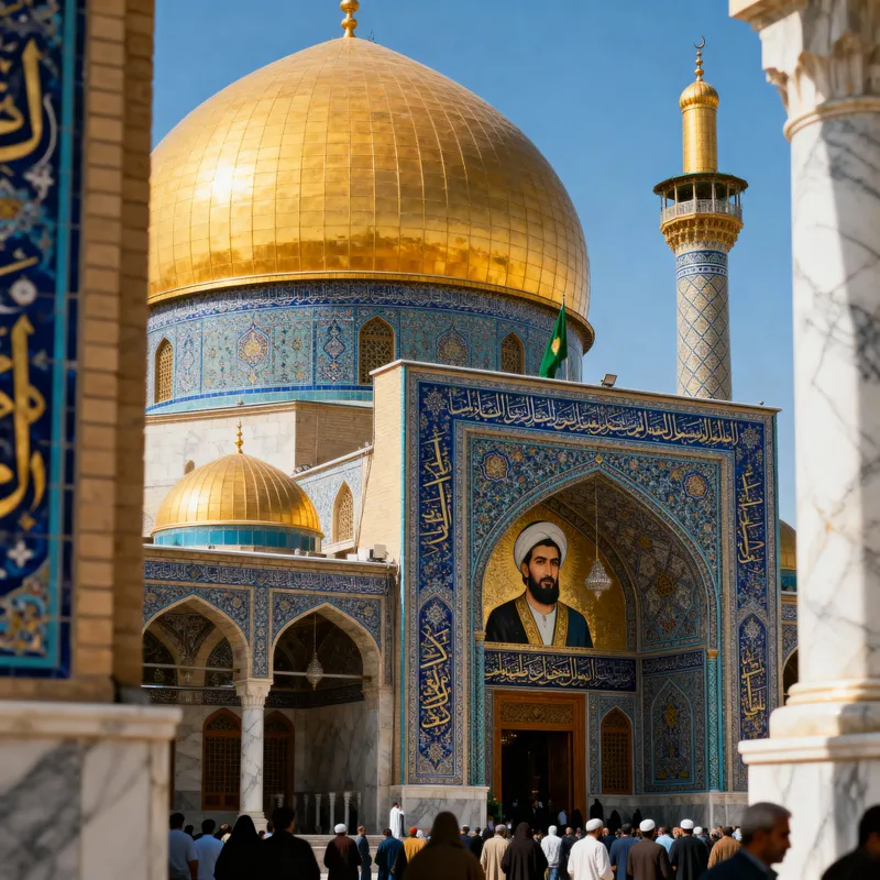 High Quality Image of Karbala Shrine - Imam Hussain