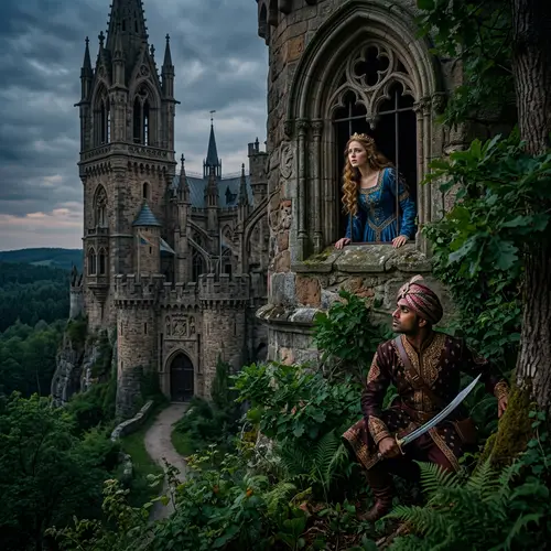 Medieval Princess Captured: Prince's Rescue Mission