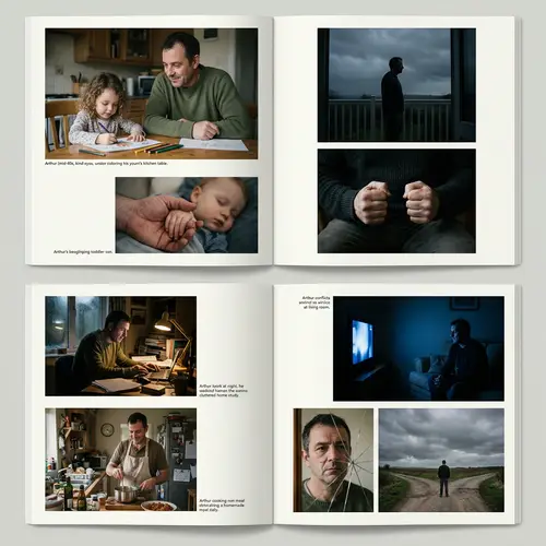 Complex Portrait: Unveiling the Dichotomy of a Father's Love