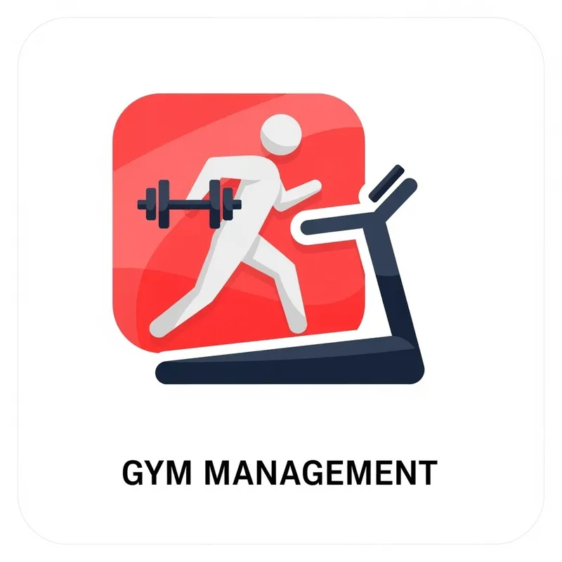 Gym Management App Icon Design