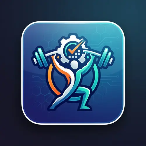 Gym Management App Icon Design