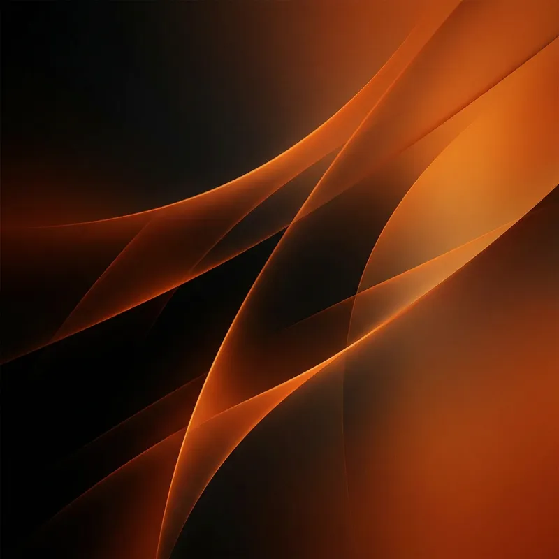 Stylish Mac OS Desktop Wallpaper in Orange and Black