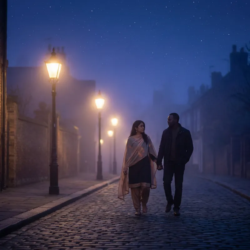 An Ethereal Night Stroll: Love Across Cultures