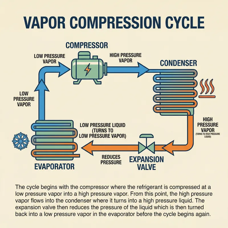 Understanding Vapor Compression Cycle in Refrigeration Systems Understanding Vapor Compression Cycle in Refrigeration Systems