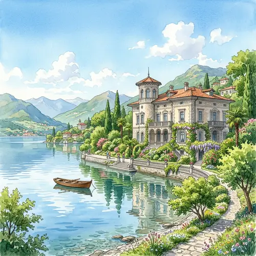 Lake Maggiore Serenity: Villa Rusconi Clerici by the Calm Waters