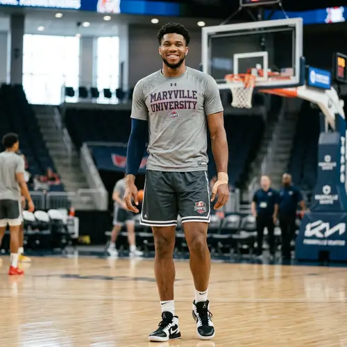 Prominent Basketball Player | Maryville University Shirt