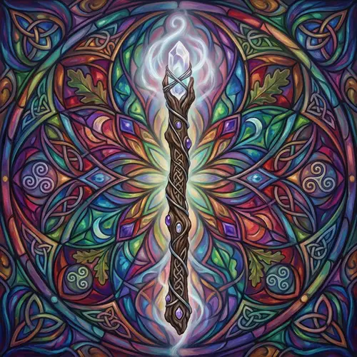 Mystical Pagan Wand - Embrace Magic & Spirituality