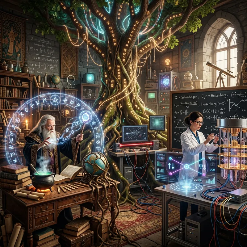 Amalgamation of Sorcery and Quantum Physics