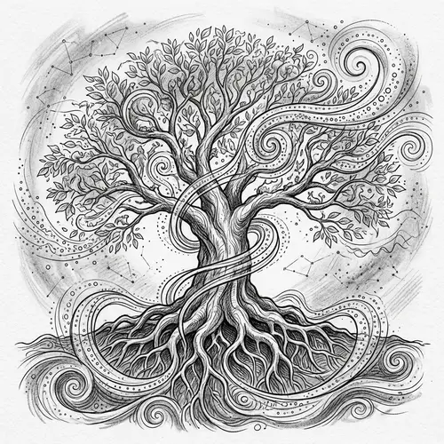 Life's Energy & Quantum Energy Connection Sketch