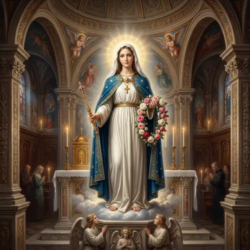 Ethereal Our Lady of Grace Sanctuary Art