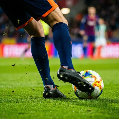 Dynamic Soccer Player Movements in High-Speed Photography