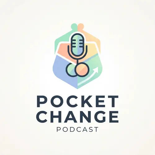 Pocket Change Podcast Logo Design | Modern, Clean, Geometric