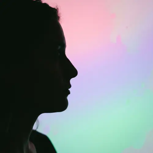 Abstract Profile Image | Colorful Silhouette Art