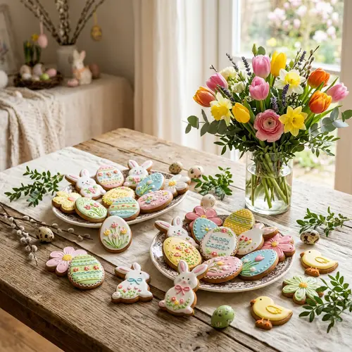 Traditional Easter Gingerbread Cookies Collection