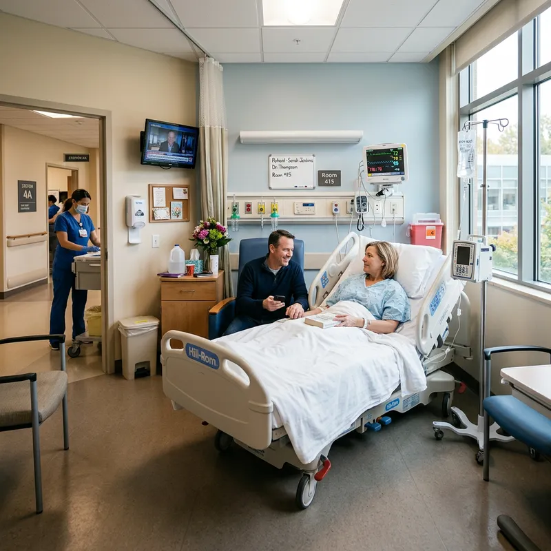 Comfortable Hospital Patient Room Design