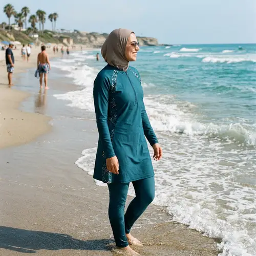 Bikini Styles with Hijab - Sea Beach Fashion