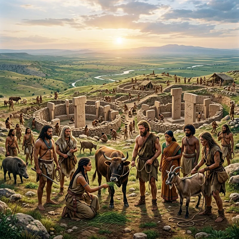 Hunter-Gatherer People Domesticating Wild Animals at Göbeklitepe Hunter-Gatherer People Domesticating Wild Animals at Göbeklitepe
