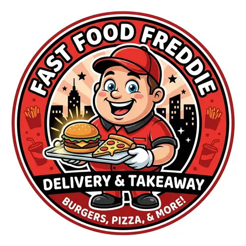 Eye-Catching Fast Food Mascot Design