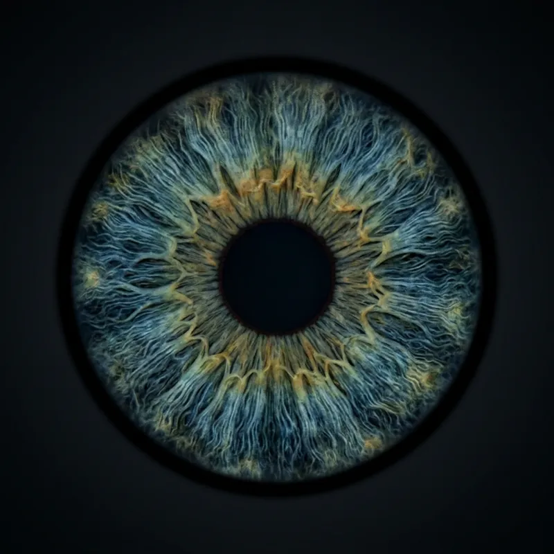 Stunning Close-Up of My Eye's Iris in HD