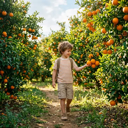 Exploring a Sunny Orange Orchard | Freshness of Nature