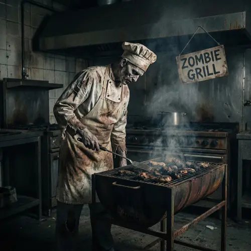 Zombie Chef Grilling: A Horror Cooking Adventure