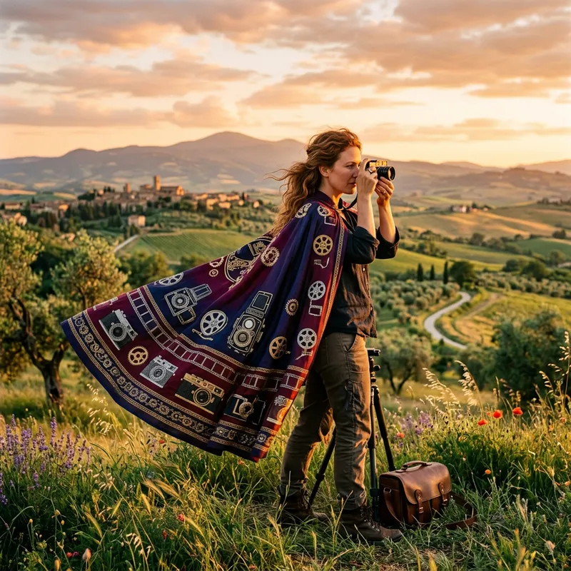 Elegant Photographer's Cape for Creative Artists