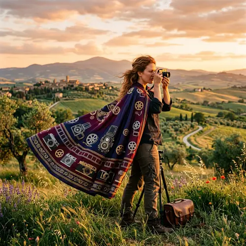 Elegant Photographer's Cape for Creative Artists