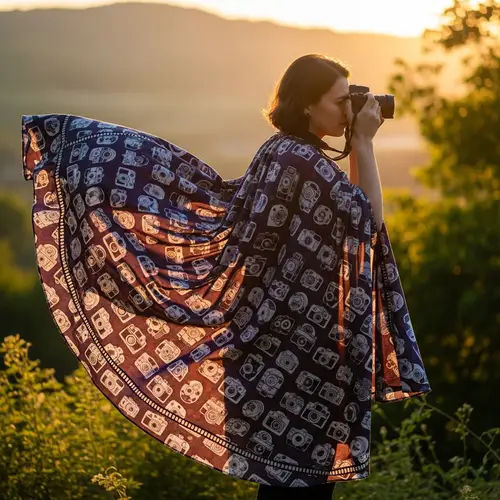 Elegant Photographer's Cape for Creative Artists