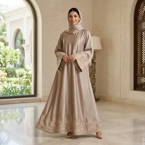 Unique Elegant Abaya Design with Flowing Silhouette