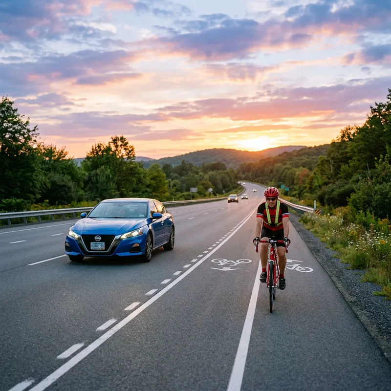 Safe Sharing: Cars and Bikes on the Highway