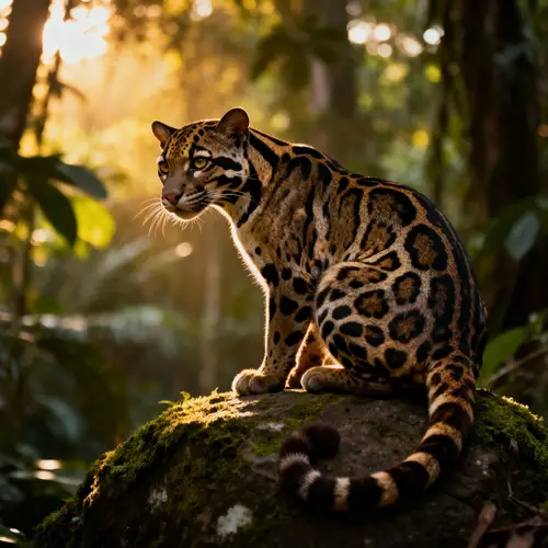 Majestic Clouded Leopard - Nature's Beauty