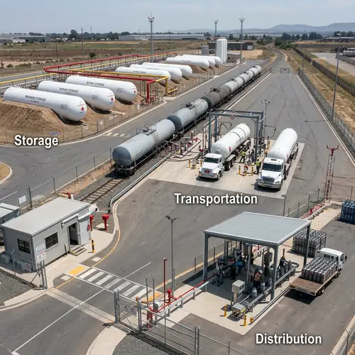 LPG Bulk Plant: Storage, Transport & Distribution