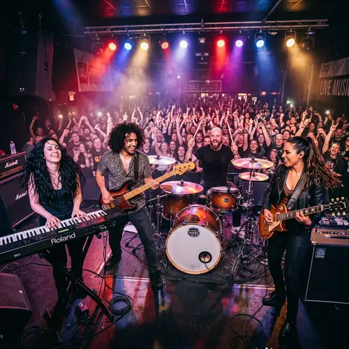 Markiz Music Band | Live Performance Under Vibrant Lights