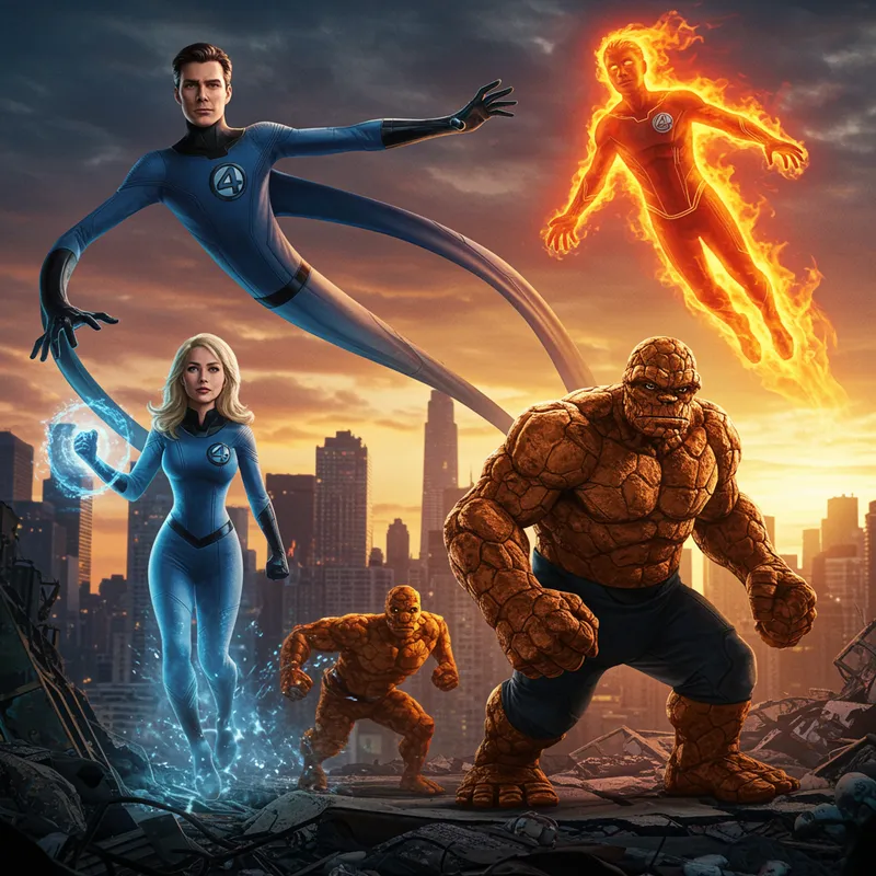 The Fantastic Four - Marvel's Superhero Team