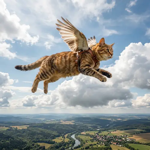 Flying Cat: Amazing Photos of Cats in Flight