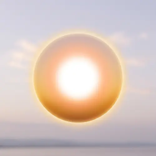 Spiritual Circle: White to Orange Gradient | Symbolizing Inner Pureness to Physical Influence