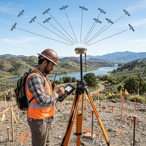 GPS Surveying Mechanics: Satellite-Based Data Capture