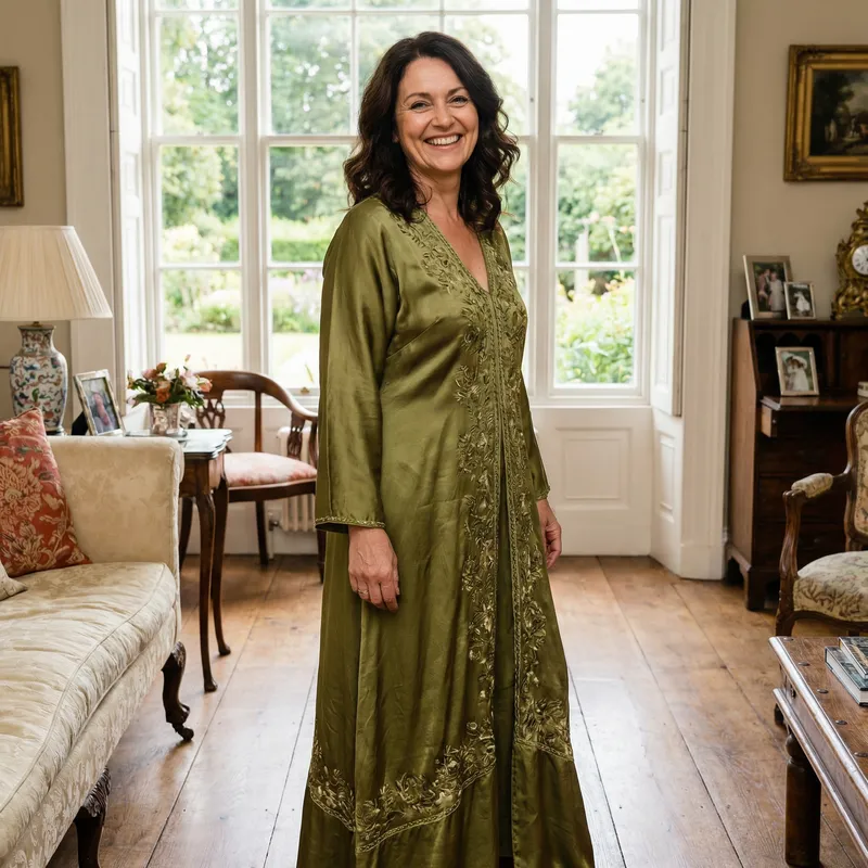 Radiant Woman with Beautiful Full Body