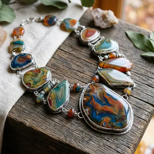 Mesmerizing Vibrant Multi-Colored Agate Jewelry | Unique Styles