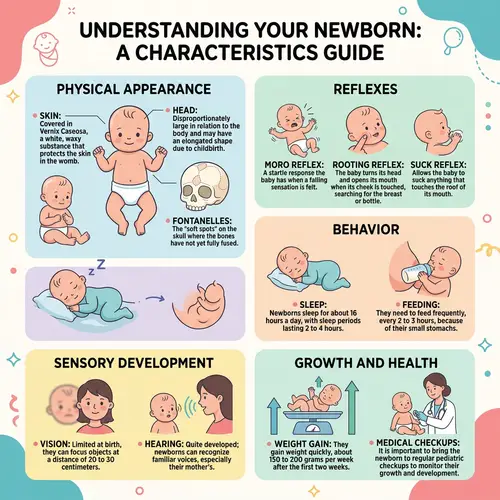 Newborn Baby's Characteristics: Physical Appearance, Reflexes and Development