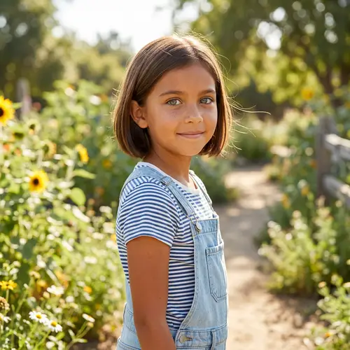Mesmerizing Prepubescent Hispanic Girl | Grey Eyes & Freckles