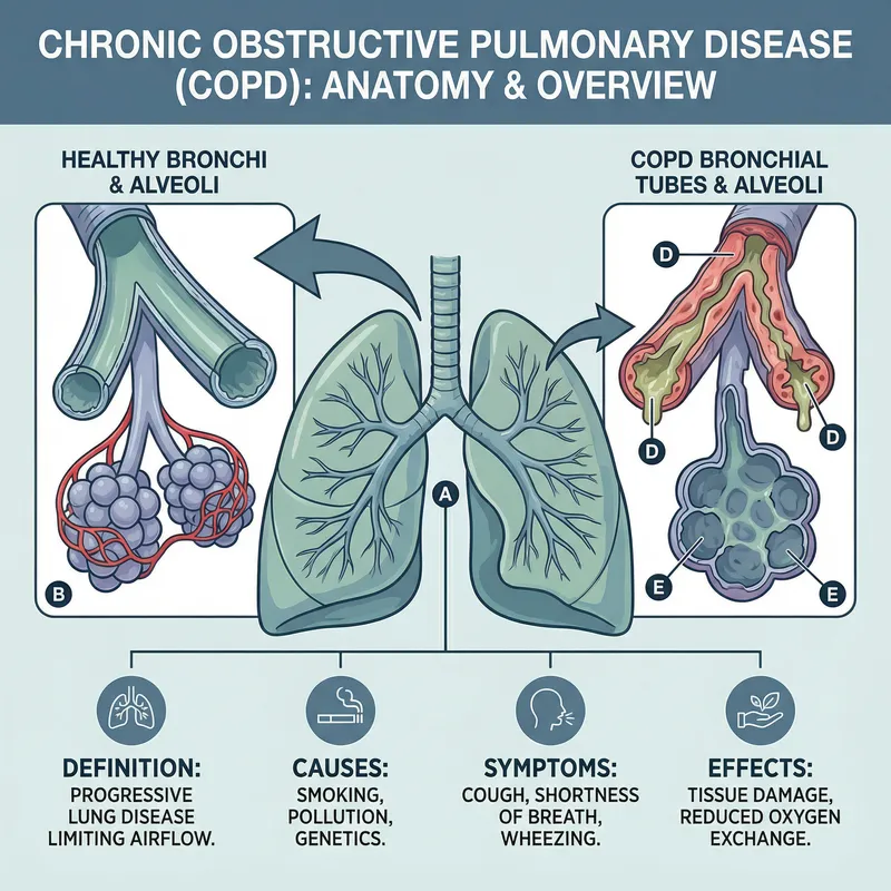 COPD Anatomy Chart: Understanding Lung Changes