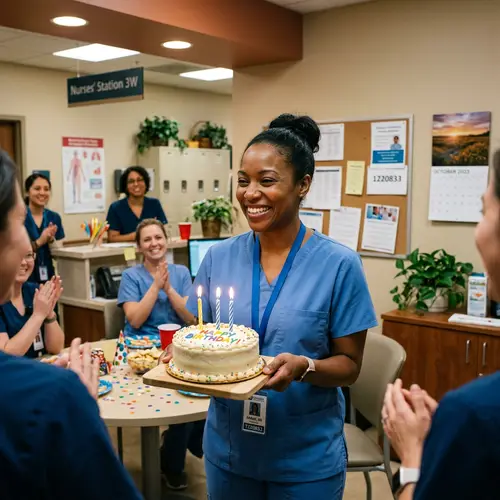 Celebrate Nurses with a Birthday Cake Surprise