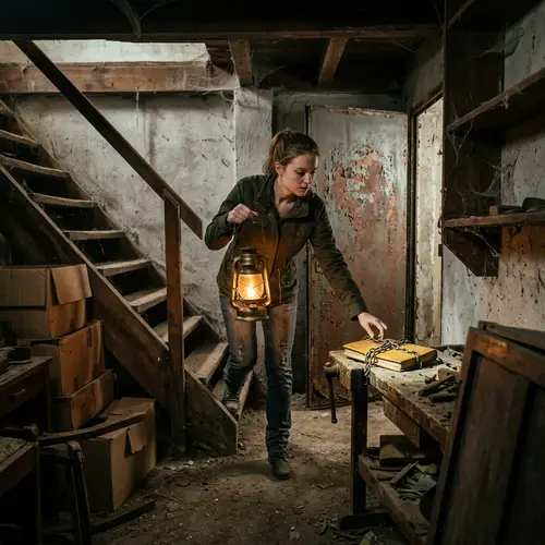 Deserted Basement Horror: Chilling Discovery by Young Woman