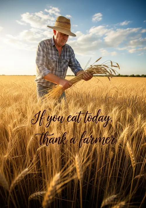 Thank a Farmer: Harvesting Crops in the Sun