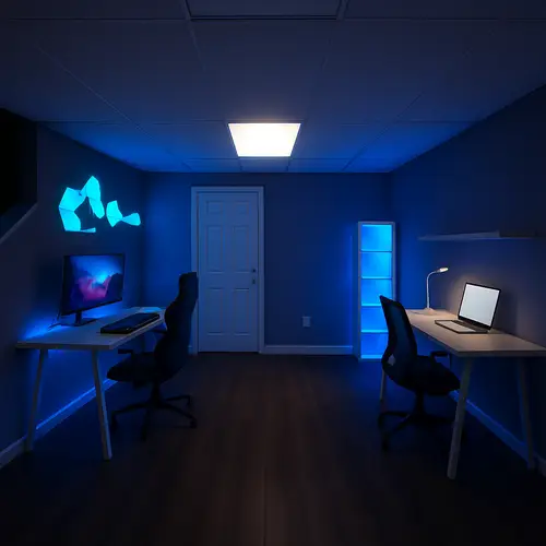 Minimal Dual-Purpose Night Room Design